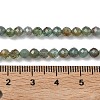 Natural Green Apatite Beads Strands G-L651-C08-4mm-5