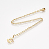 201 Stainless Steel Pendant Necklaces LS-NJEW-T009-JN122-40-2-2