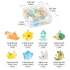 16Pcs 8 Styles Marine Series Opaque & Transparent Resin Pendants RESI-FS0001-46-4