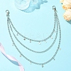 3Pcs Iron Chain Belts HJEW-CJ00080-5