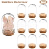 15Pcs Glass Dome Cloche Cover AJEW-YW0001-09-1