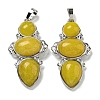 Natural Topaz Jade Pendants G-Q158-04Q-1