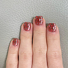 2Sheets 2 Colors Heart Pattern PVC Nail Art Stickers MRMJ-LP0002-06-3