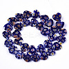 Handmade Millefiori Lampwork Beads Strands LAMP-N023-001D-2