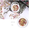 Aluminum Alloy Cabochons & Rhinestone MRMJ-WH0072-06-1