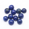 Natural Lapis Lazuli Cabochons G-P393-R11-4mm-1