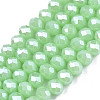 Electroplate Glass Beads Strands EGLA-A034-J8mm-A05-1