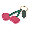 1Pc PU Leather Alloy Keychains KEYC-TA0001-46A-2