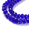 Electroplate Glass Beads Strands EGLA-A034-T2mm-L16-3