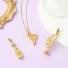 3Pcs 3 Styles 304 Stainless Steel Big Pendants STAS-CJ0002-73-6