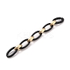 Handmade Opaque Spray Painted Acrylic Cable Chains AJEW-JB00804-1