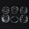 (Defective Closeout Sale: Scratched) Round Plastic Bead Containers LS-CON-XCP0002-39-4