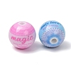 Opaque Printed Acrylic Beads AC-CBAC57E-06B-2