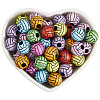 200Pcs Opaque Acrylic Beads OACR-SP0001-63-6