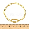 304 Stainless Steel Oval Link Bracelets BJEW-JB13935-5