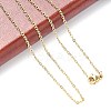 PVD Vacuum Plating 304 Stainless Steel Cable Chain Necklaces X-NJEW-E026-04G-D-3