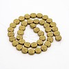 Electroplate Non-magnetic Synthetic Hematite Beads Strands G-J286-16-2