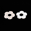 Flower Theme Printed Acrylic Pendants OACR-T028-06G-1