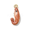 304 Stainless Steel Enamel Pendants STAS-B102-07C-1