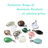 Natural/Synthetic Gemstone Pendants G-PH0034-22P-5