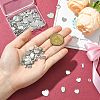 160Pcs 16 Styles 304 Stainless Steel Chain Tabs FIND-CJ0004-88-4