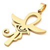 304 Stainless Steel Pendants LS-STAS-R134-04G-01-2