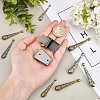 SUPERFINDINGS DIY Bolo Tie End Making Finding Kit FIND-FH0005-93-3