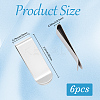 6Pcs Stainless Steel Money Clips TOOL-GF0003-55-2