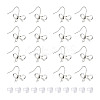 GOMAKERER 24Pcs Brass Earring Hooks KK-GO0001-46-1