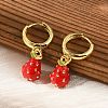 Brass Hoop Earrings EJEW-S251-04C-G-3