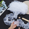 1Pc Organza Pleated Lace Trim Ribbon OCOR-HY0001-33B-3