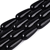 Opaque Glass Beads Strands GLAA-Q113-03A-C06-1