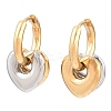 304 Stainless Steel Huggie Hoop Earrings for Women EJEW-F420-01GP-1