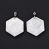 Natural Quartz Crystal Pendants G-C241-02F-3