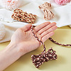 7.5 Yards 3 Colors  Braided Flat Faux Suede Cord LW-TA0001-04-6