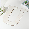 Letter Unfinished MDF Sheets WOOD-WH20012-008U-3
