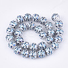 Electroplate Glass Beads Strands EGLA-S177-09B-03-2