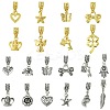 20Pcs 20 Styles Tibetan Style Alloy European Dangle Charms FIND-FS0002-02-3