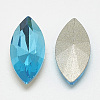 Pointed Back Glass Rhinestone Cabochons RGLA-T083-9x18mm-12-2