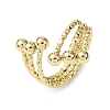 304 Stainless Steel Cuff Rings for Women RJEW-B136-02G-4