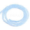 Baking Paint Transparent Glass Beads Strands DGLA-F029-J2mm-02-3