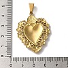 PVD Vacuum Plating 304 Stainless Steel Pendants STAS-L081-038G-3