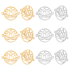 12Pcs 2 Colors 201 Stainless Steel Links STAS-DC0003-13-1