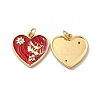 Rack Plating Brass Micro Pave Cubic Zirconia Pendants KK-A177-16G-1