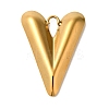 Ion Plating(IP) 304 Stainless Steel Pendants STAS-Z086-08G-1