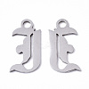 Tarnish Resistant 201 Stainless Steel Pendants STAS-N091-40I-2
