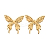 304 Stainless Steel Stud Earrings for Women EJEW-K306-21G-4