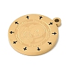 Ion Plating(IP) 304 Stainless Steel Pendants STAS-M080-12G-05-2