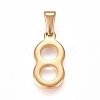 304 Stainless Steel Pendants STAS-L210-05A-G-1