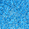 Glow in the Dark Luminous Transparent Glass Seed Beads SEED-YWC0001-01E-3